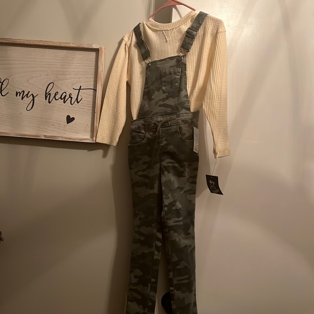 Never worn camo overalls